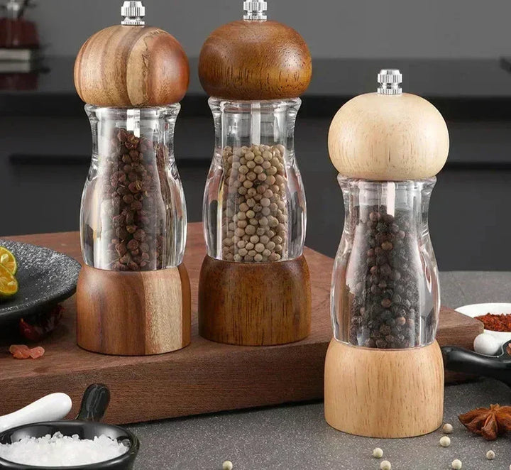 Manual Salt and Pepper Mill Set - SeasonSculpt
