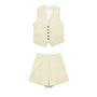 Zweiteiliges Sommeroutfit mit Vintage-Top – Amaya