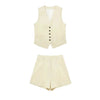 Zweiteiliges Sommeroutfit mit Vintage-Top – Amaya