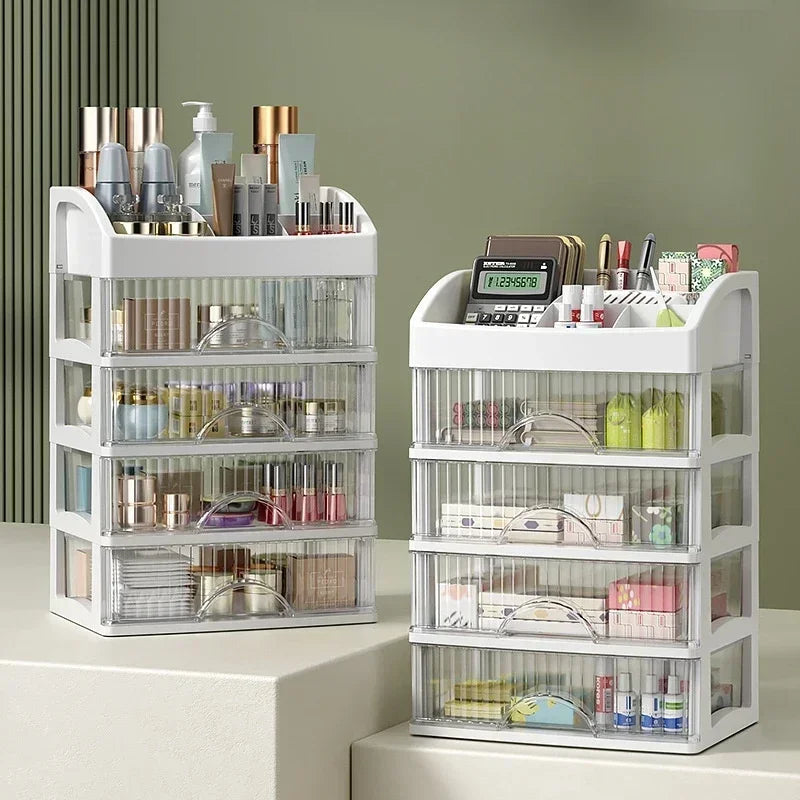 Transparent makeup organizer made of acrylic - Clarityn