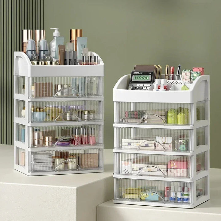 Transparent makeup organizer made of acrylic - Clarityn