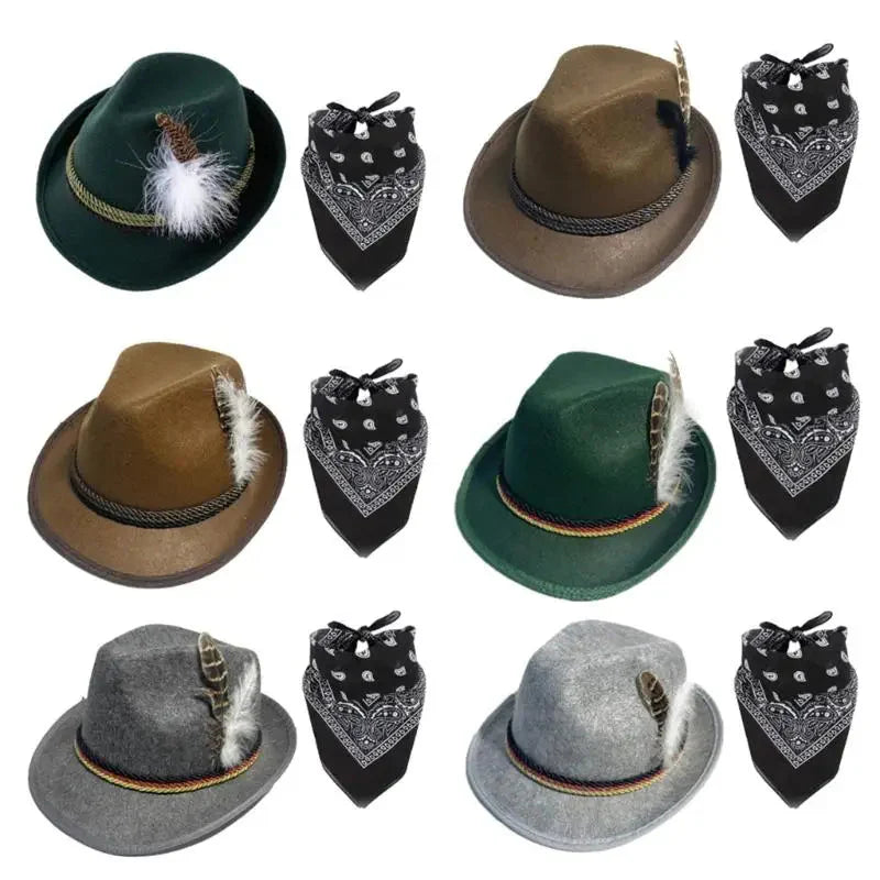 Trachten Accessoire-Set mit Hut & Schal – TrachtenHeld Oktoberfest 2025