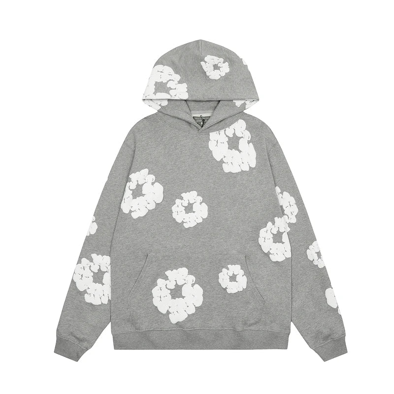 Bequemer Hoodie mit Blumenprint - Bella