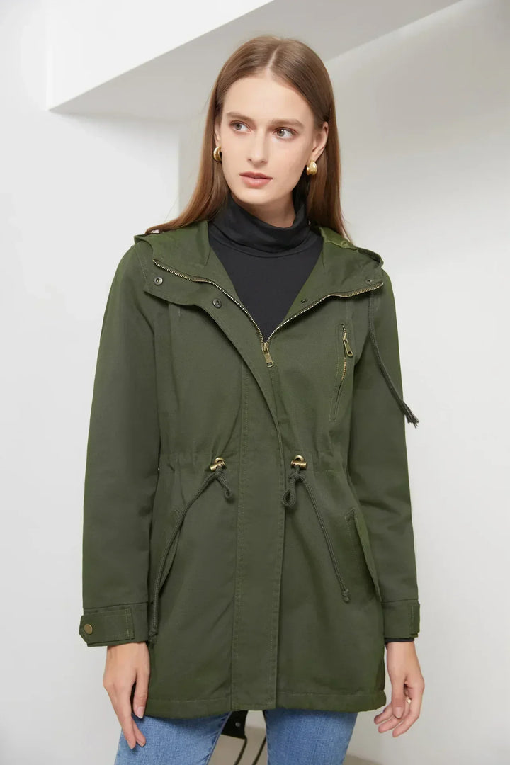 Stilvolle Damen Kapuzenjacke – Marielle Herbstzauber Edition