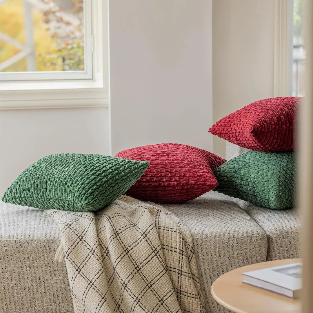 Corduroy Pillow Covers in Boho Style – Velvia