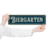 Vintage Metallschild – BiergartenTor Oktoberfest 2025