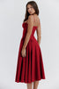 Stylisches Sommerkleid mit Spaghettiträgern und Taillenmieder – Mira