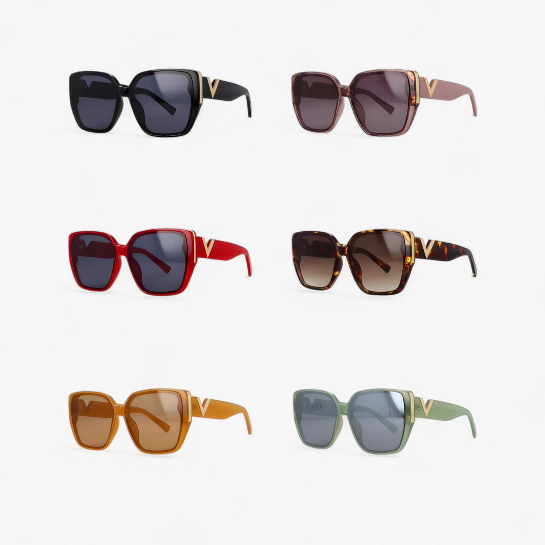 V-förmige Verspiegelte Sonnenbrille – Kryos