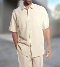 Trendiges Harajuku Zweiteiler-Set mit 3D-Print für Herren – Kenji