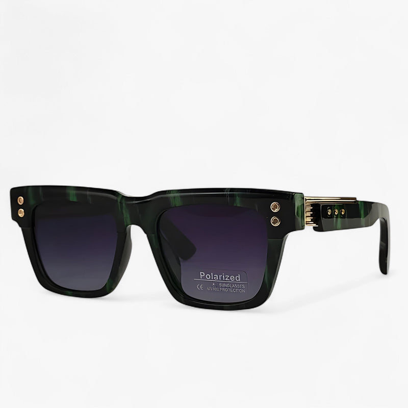 Gepolarisierte Steampunk-Sonnenbrille – Axior