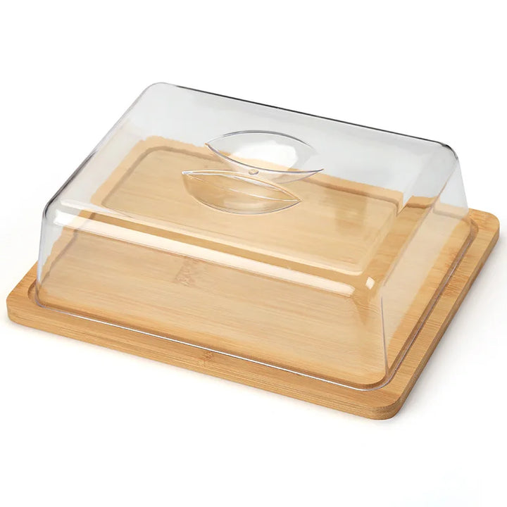 Rectangular Butter Dish with Bamboo Lid - FreshSeal