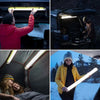 Aufblasbare Solar-LED-Rohrlampe – LumiGlow Pro