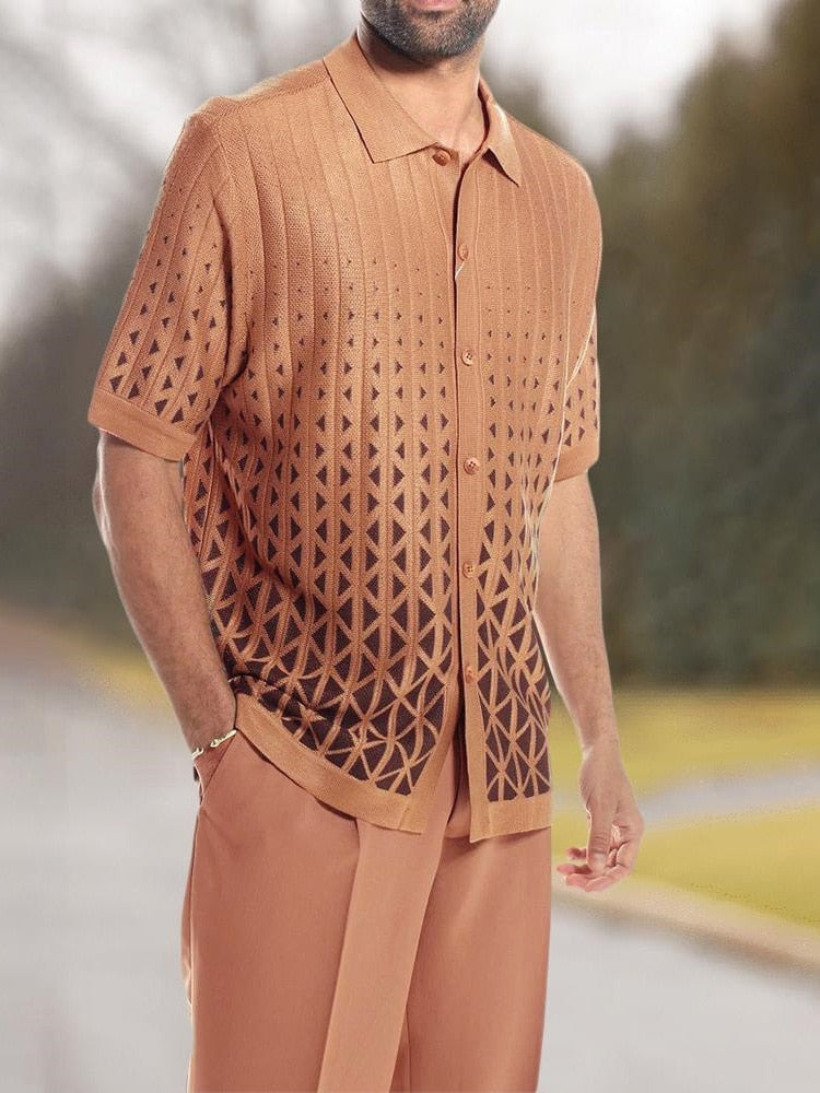 Stylisches Herren Zweiteiler-Set für warme Tage - SommerKlassiker