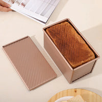 2-piece Rose Gold Non-stick Baking Pan Set with Lid - Brielle