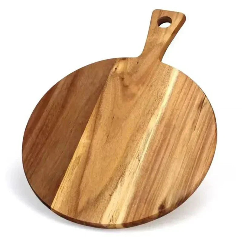 Acacia Wood Pizza Peel & Serving Board – WoodStyle