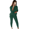 Damen Strick-Trainingsanzug Zweiteilige Set für Herbst & Winter – Isaline