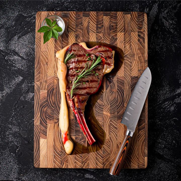 Luxury Thick Teak Wood Cutting Board - ChefTeak