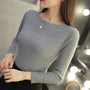 Damen Strickpullover mit Bootsausschnitt – Maris