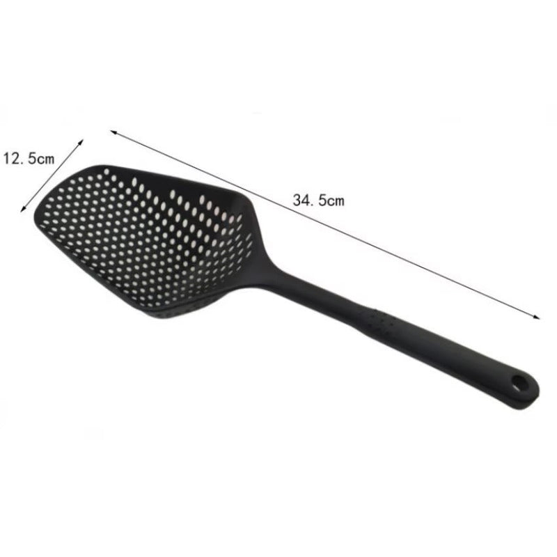 Large PP kitchen spoon for draining and serving - EasyDrain
