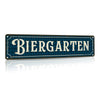 Vintage Metallschild – BiergartenTor Oktoberfest 2025