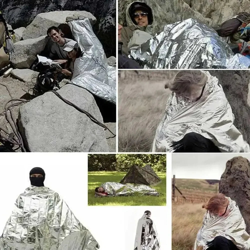 Multifunktionale Notfalldecke und Isolationsdecke - ThermaShield Poncho