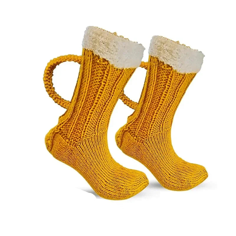 Unisex Socken im Bierkrug-Design – SchaumSocken Oktoberfest 2025