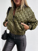 Gefütterte Damen Bomberjacke mit Taschen – Marisa