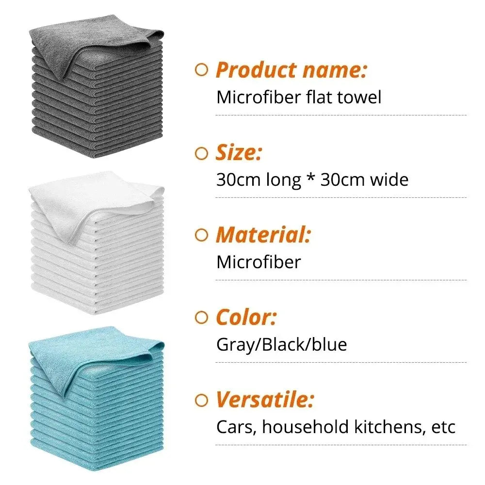 Car Microfiber Cloth Set (10 Pieces) - UltraClean