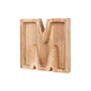 Holz Alphabet Sparschwein - LetterSaver