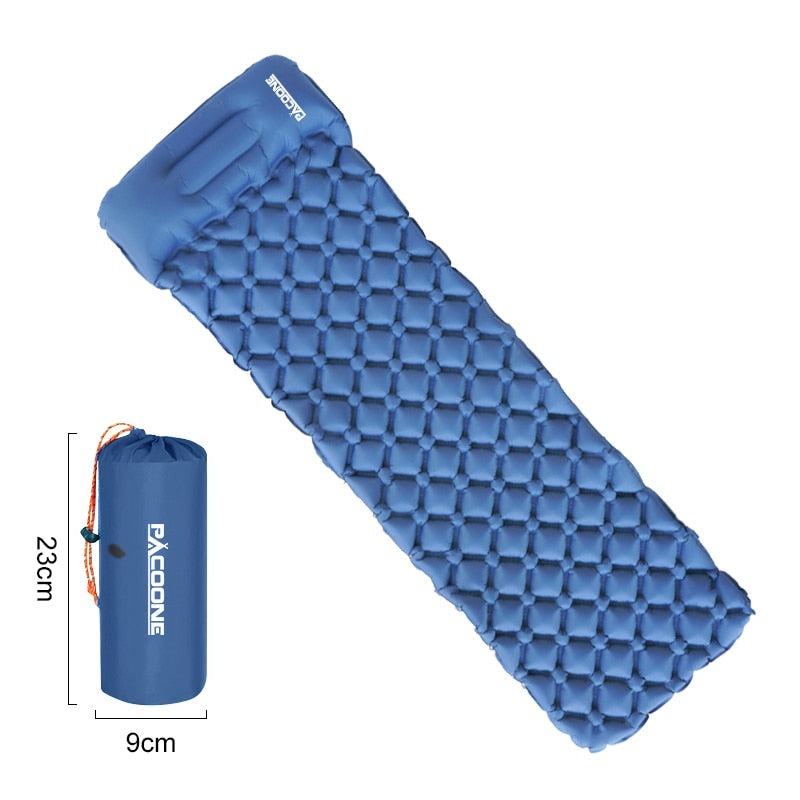 Ultraleichte Wasserdichte Isomatte mit Integrierter Pumpe – AirRest