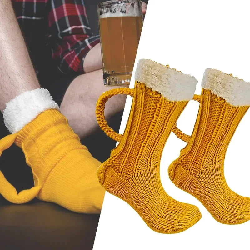 Unisex Socken im Bierkrug-Design – SchaumSocken Oktoberfest 2025