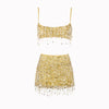 Pailletten-Tassel Bikini Set – Riviera