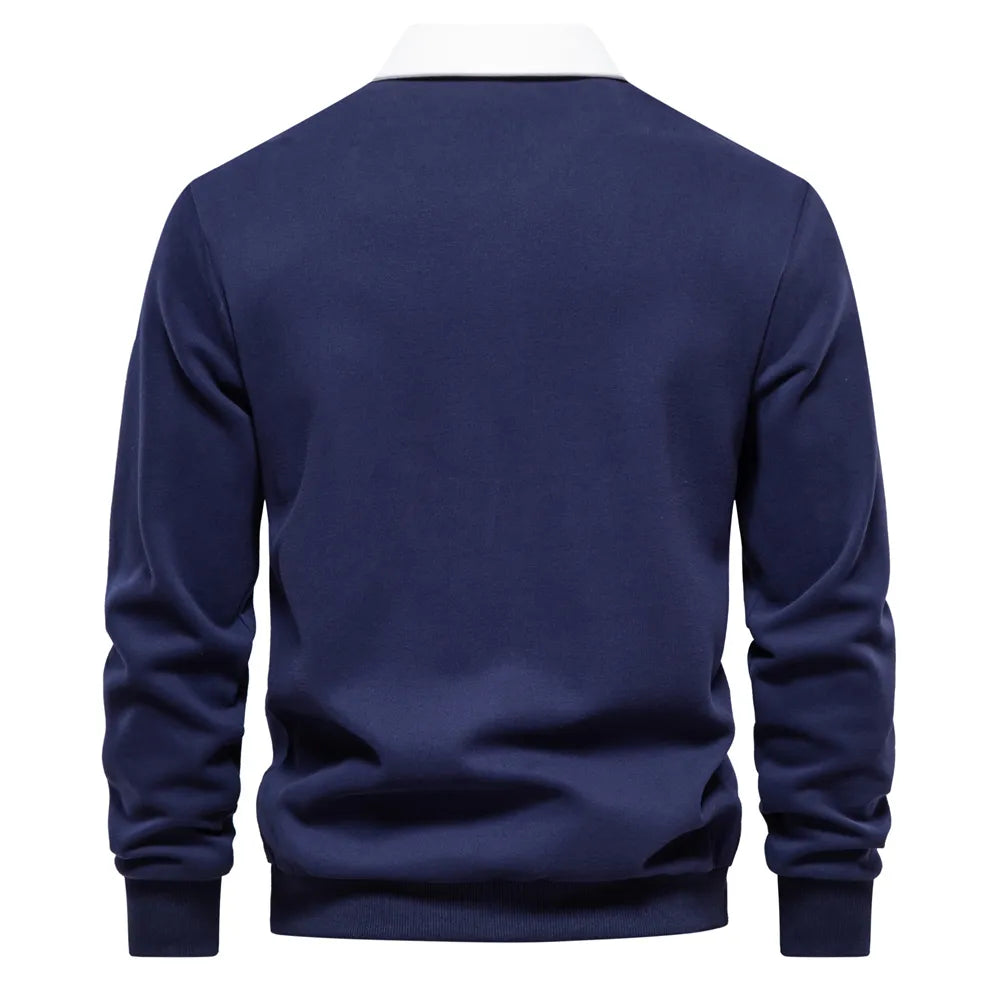 Herren Polo Pullover mit Langarm - Rafael