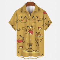 Lustiges Sommer-Set mit Gengar & Snorlax Print | 1 kaufen, 1 gratis - SchlummerSpaß