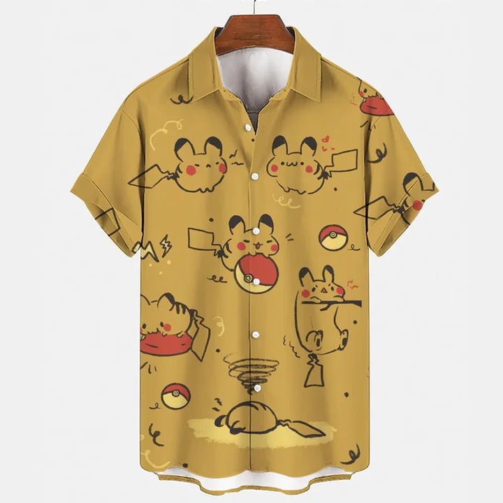 Lustiges Sommer-Set mit Gengar & Snorlax Print | 1 kaufen, 1 gratis - SchlummerSpaß
