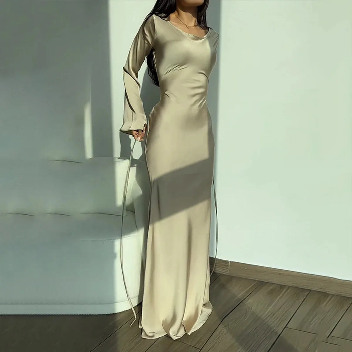 Charmantes Langarmkleid - Nila