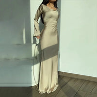 Charming Long-Sleeve Dress - Nila