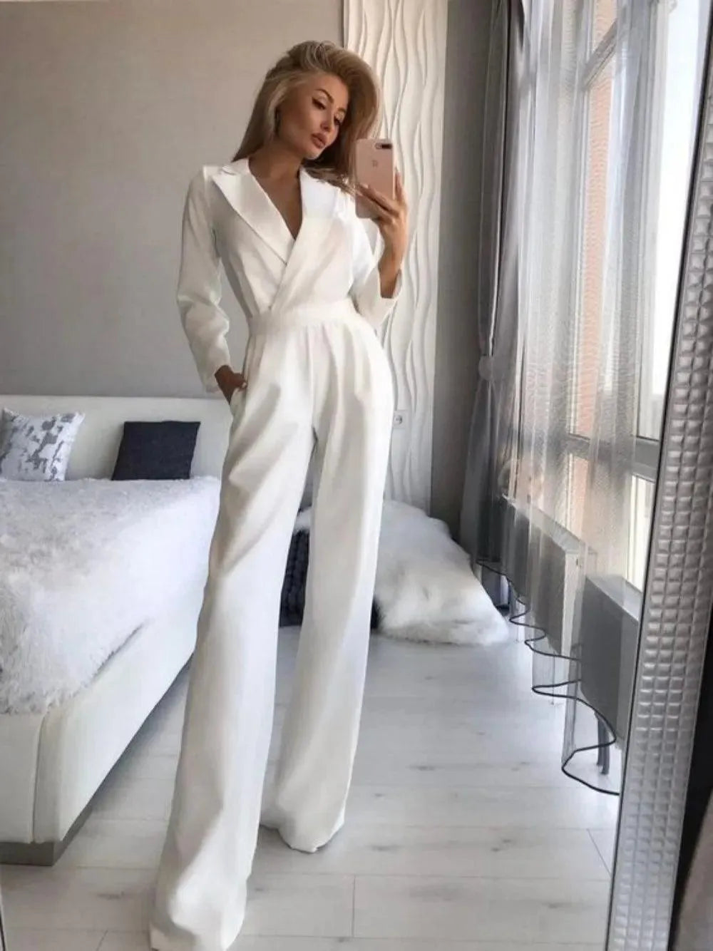 Stylischer Jumpsuit mit langen Ärmeln - Sophie