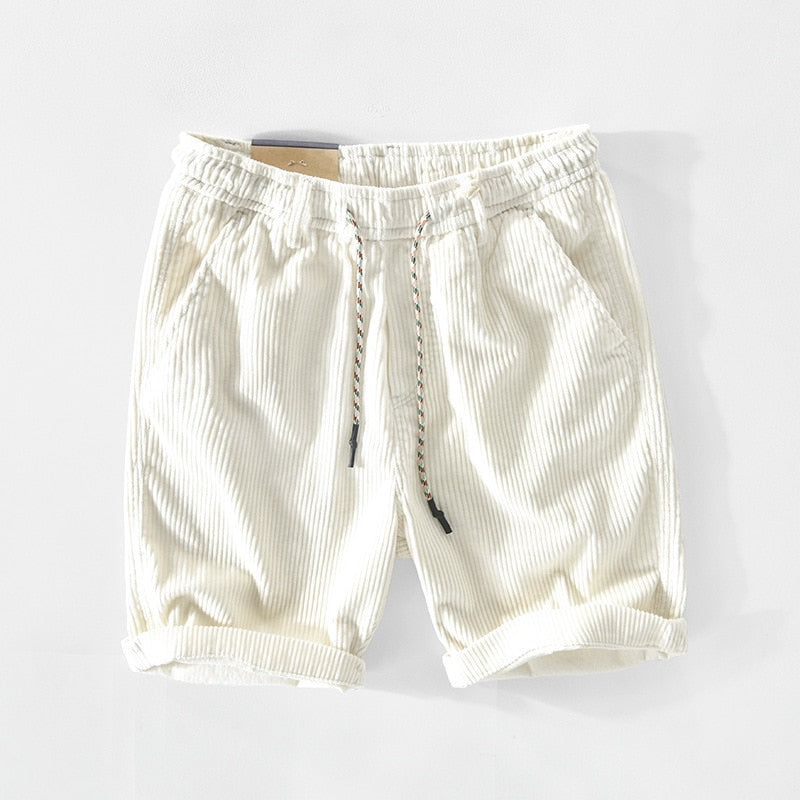 Retro-Cordshorts für Herren mit bequemem Schnitt – Raul