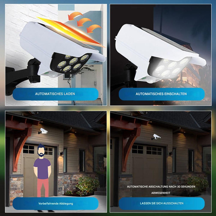 Solarenergie Dummy Sicherheitskamera - SolarGuard