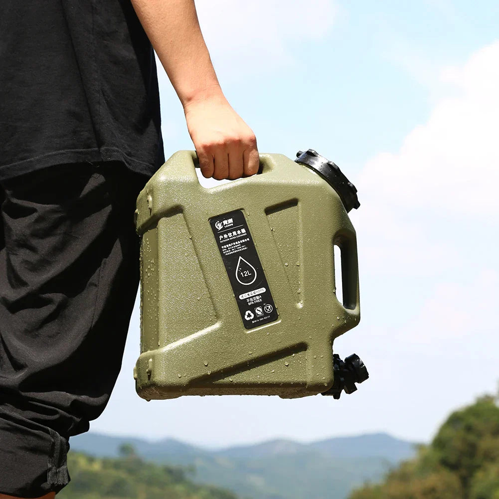 Tragbarer 12L Wasserbehälter - AquaTrek