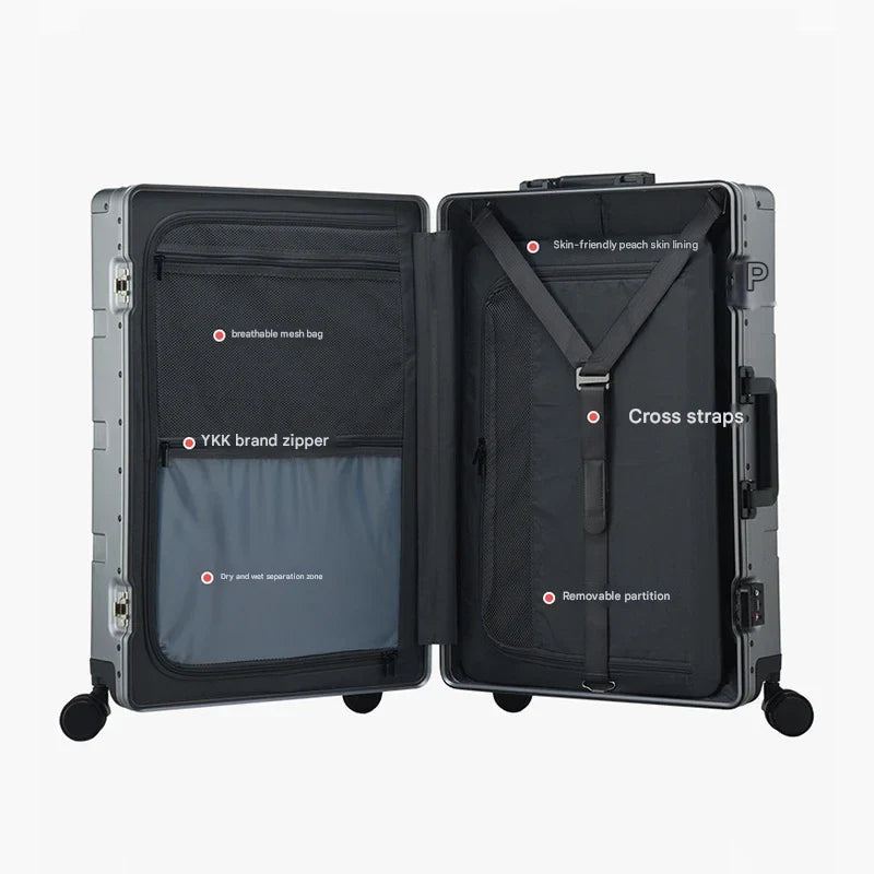 Vollaluminium-Hartschalenkoffer – Pristina