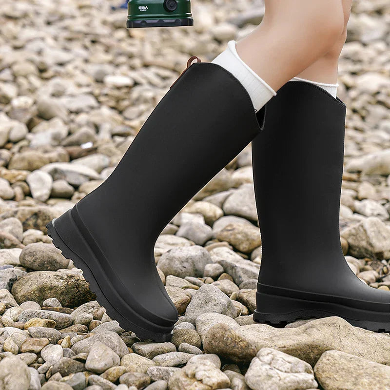 Damen Regenstiefel hoch & wasserdicht mit Komfortsohle – Maris