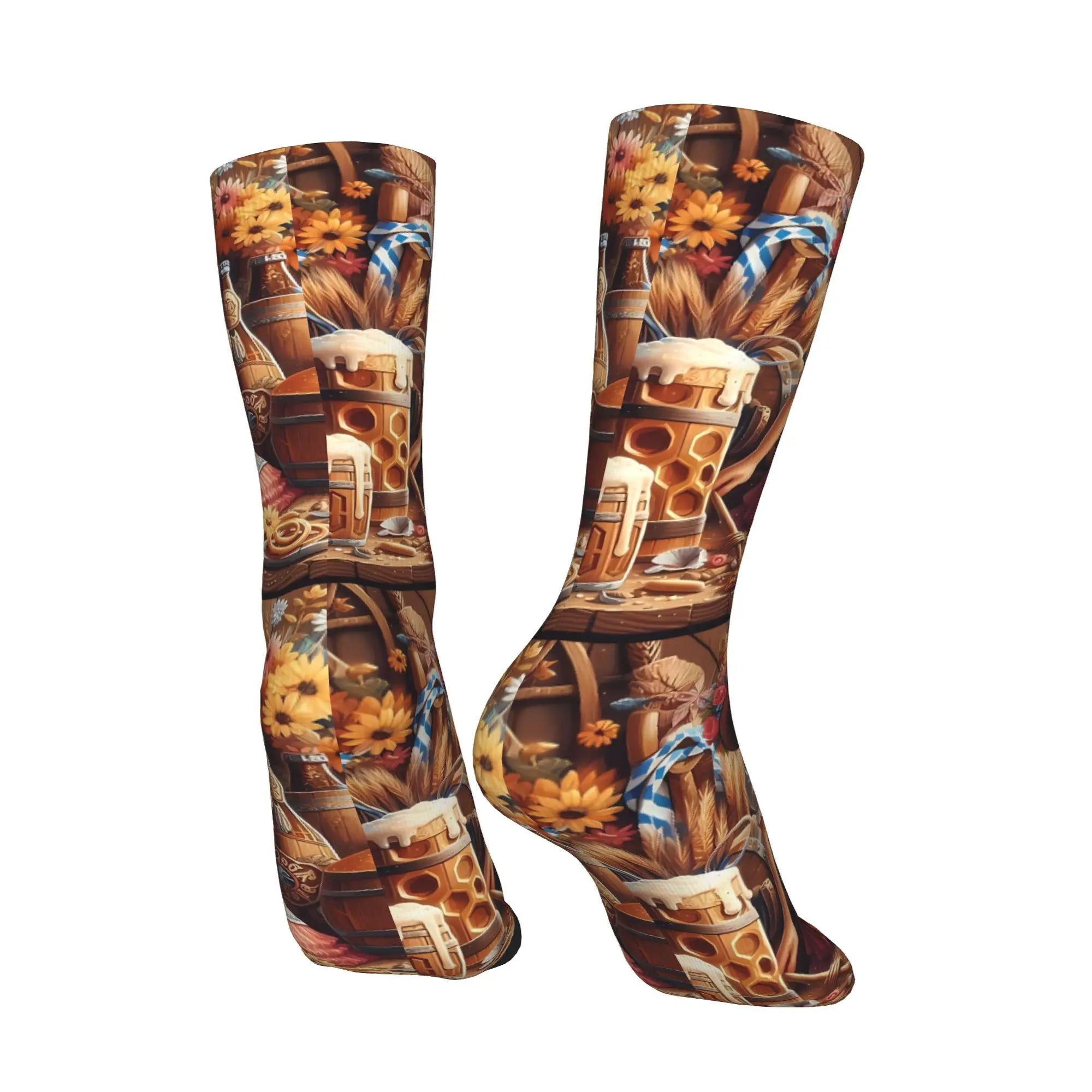 Socken mit Dirndl-Print (2er-Set) – TrachtenSocken Oktoberfest 2025