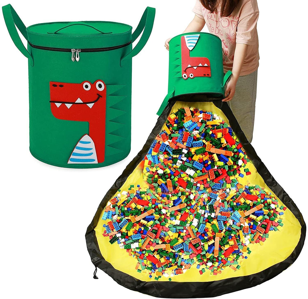Play rug & storage basket in one - Lino