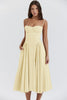 Stylisches Sommerkleid mit Spaghettiträgern und Taillenmieder – Mira