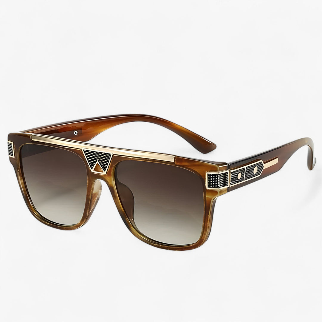 Vintage Piloten-Sonnenbrille mit Spiegelgläsern – Aerion