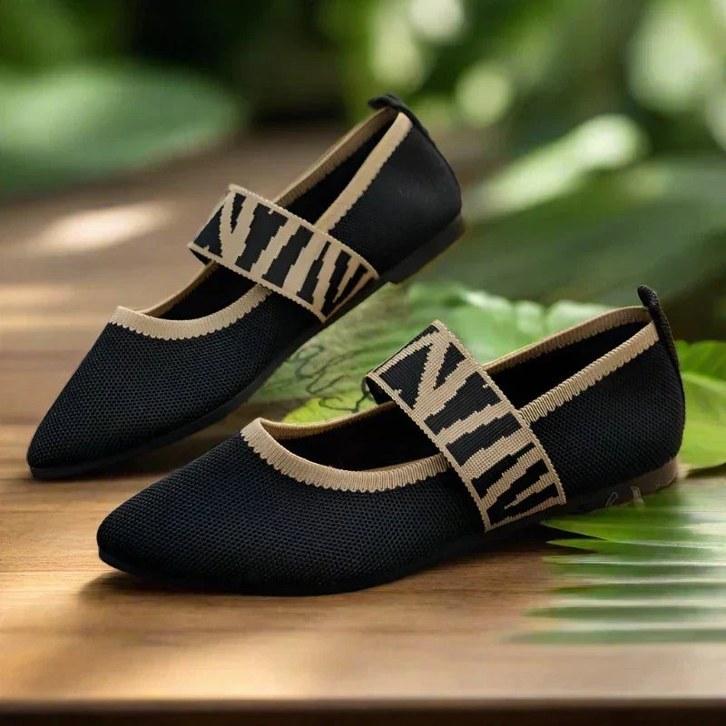 Stilvolle Damen Sommerschuhe mit spitzer Zehenpartie – Lina