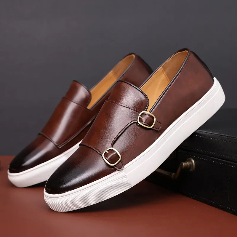 Luxuriöse Lederschuhe für Herren mit ultimativem Komfort – Alessio