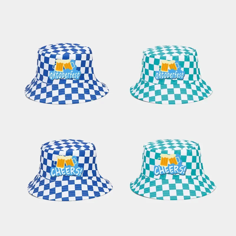 Fischerhut mit Rautenmuster – WiesnKaro Oktoberfest 2025